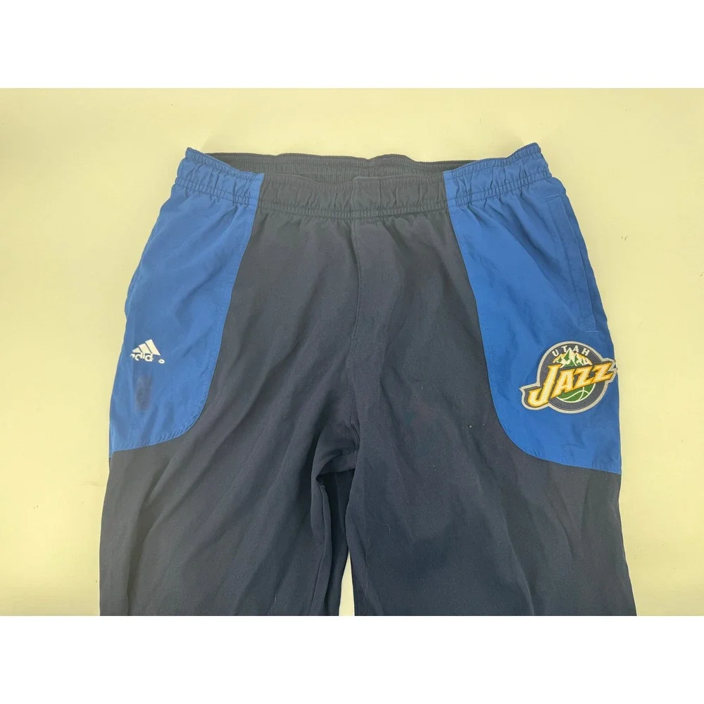Adidas Utah Jazz Track Pants Mens 2XL Navy Blue NBA Basketball‎ Warmup RN119208